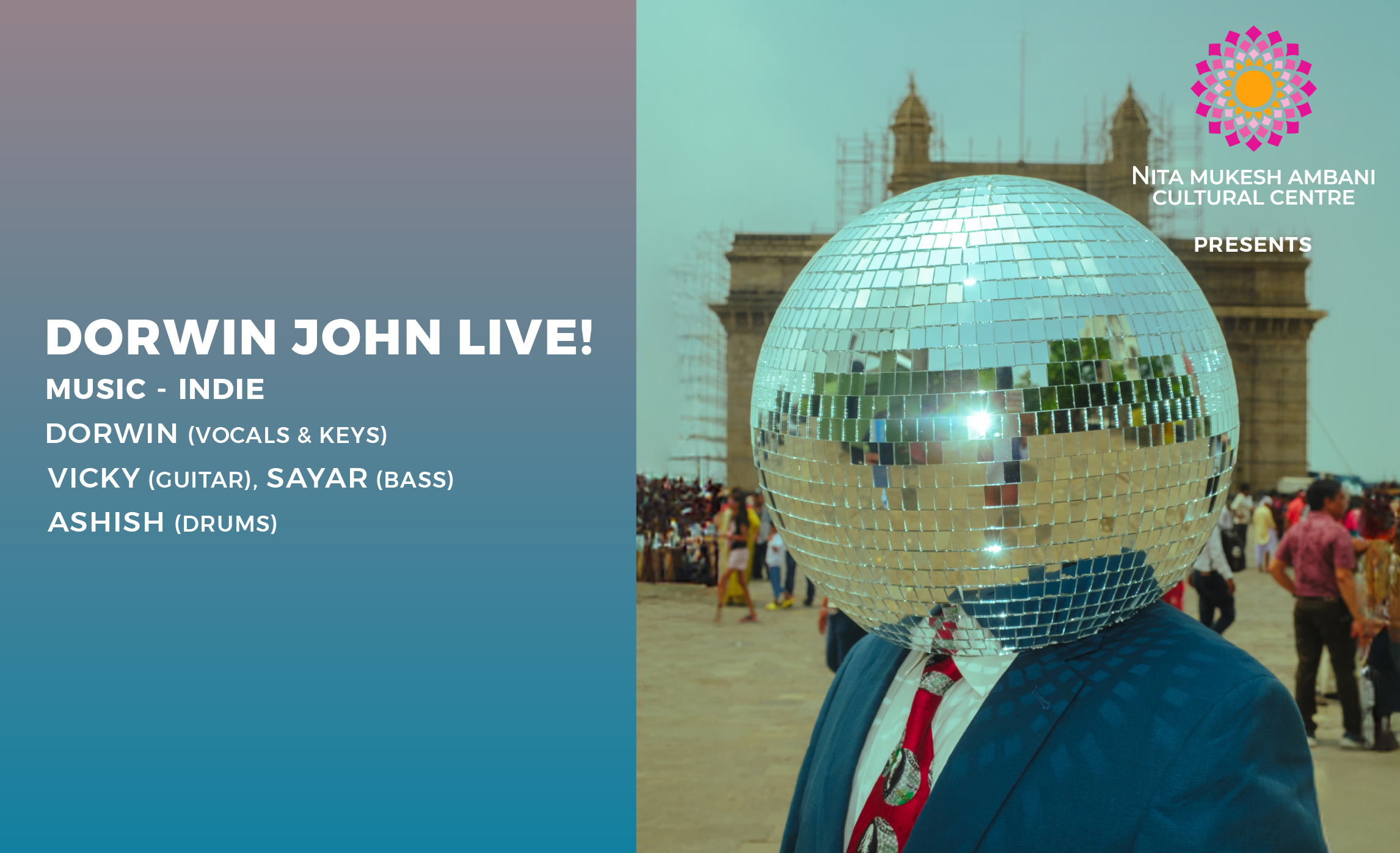 26th Oct_CUBE_Dorwin John Live_Card Image_550x335 px