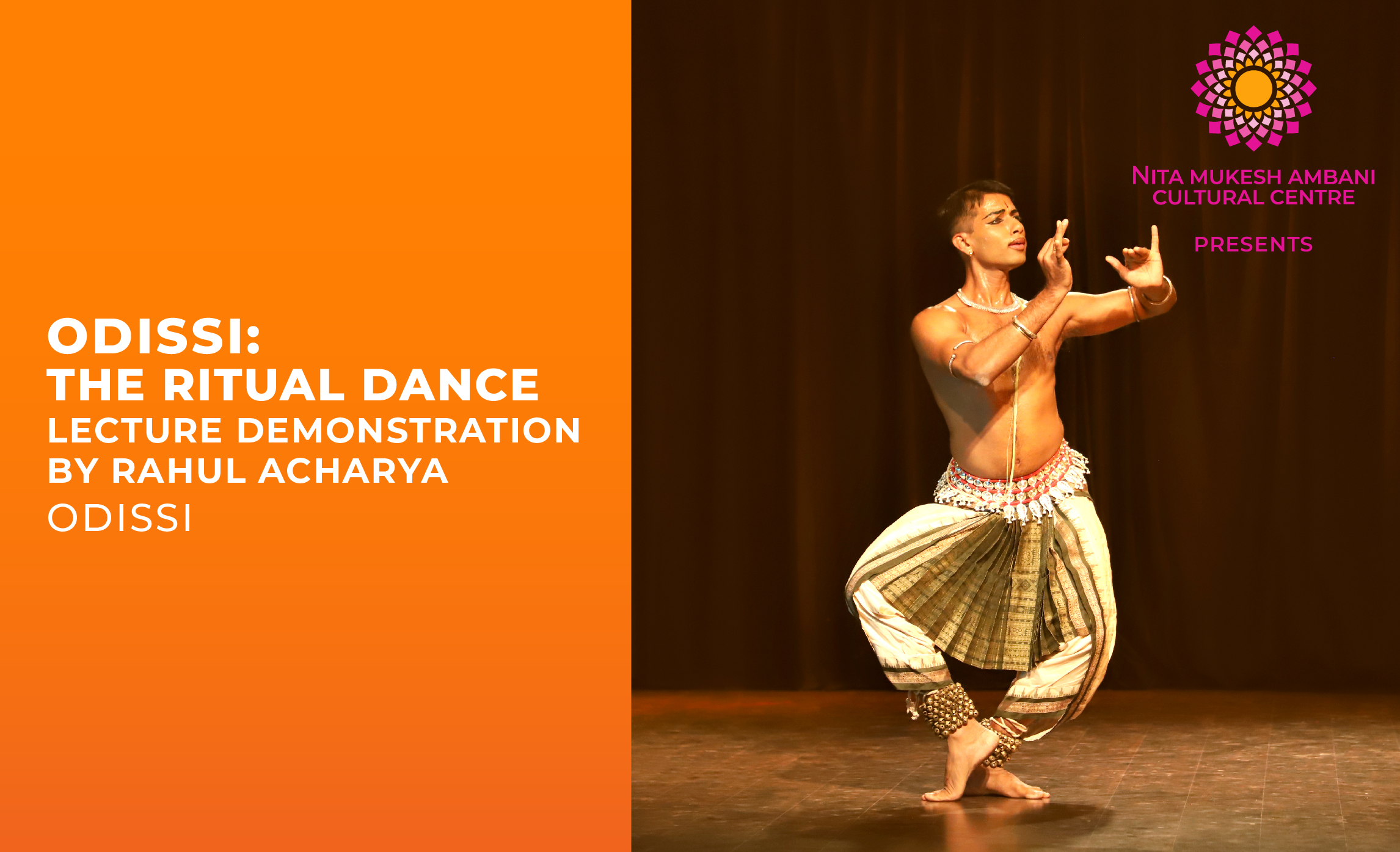 15th Dec 24_Odissi the ritual dance lecture demonstration by Rahul Acharya_Cube_Card Image_550x335 px