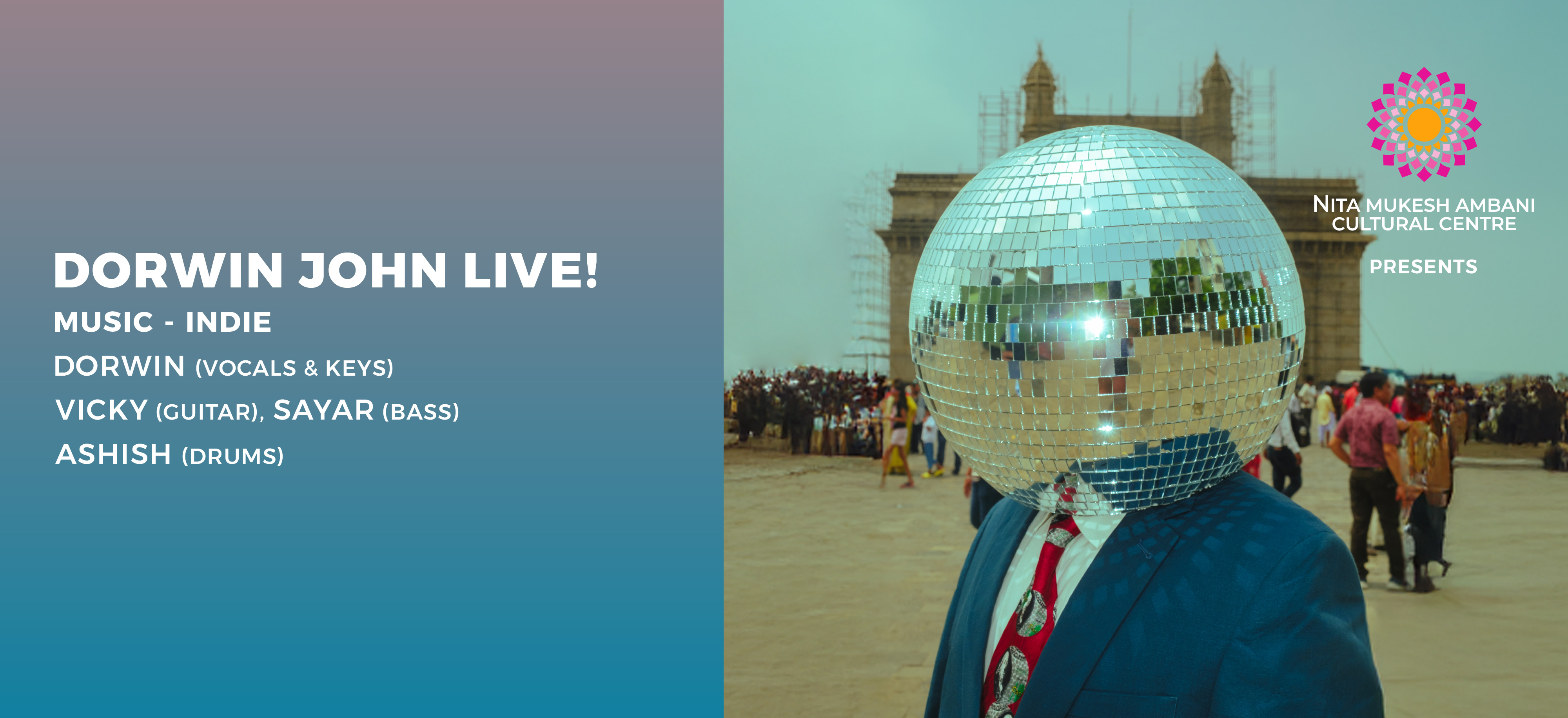 26th Oct_CUBE_Dorwin John Live_Desktop Banner_1920x879 px