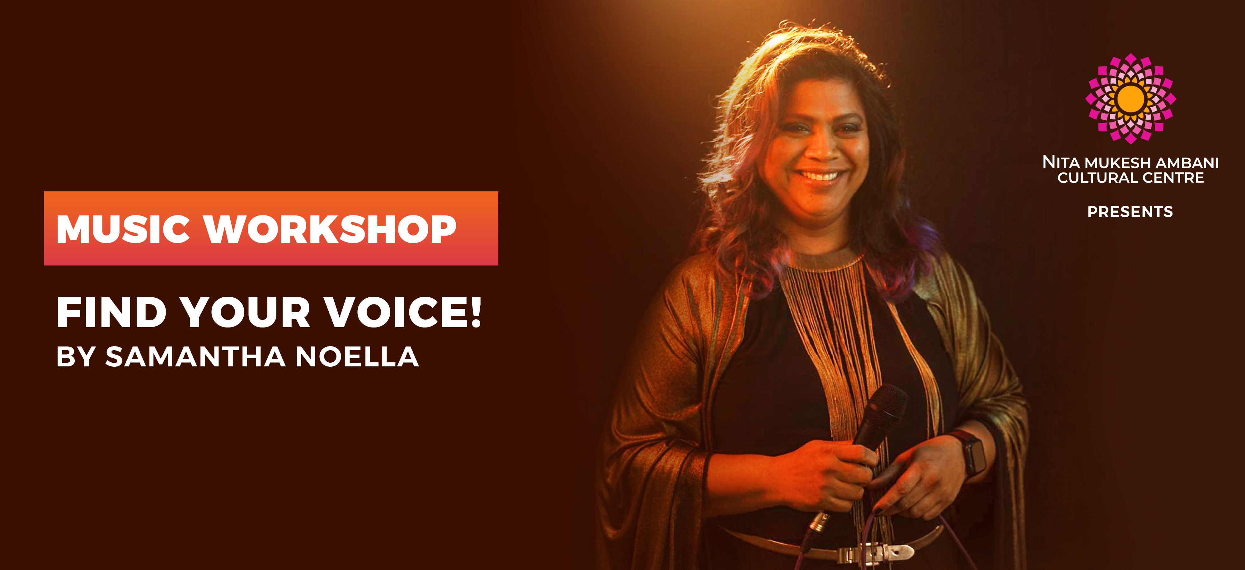 20th August_CUBE_SAMANTHA NOELLA_Music Workshop_Desktop Banner_1920x879 px