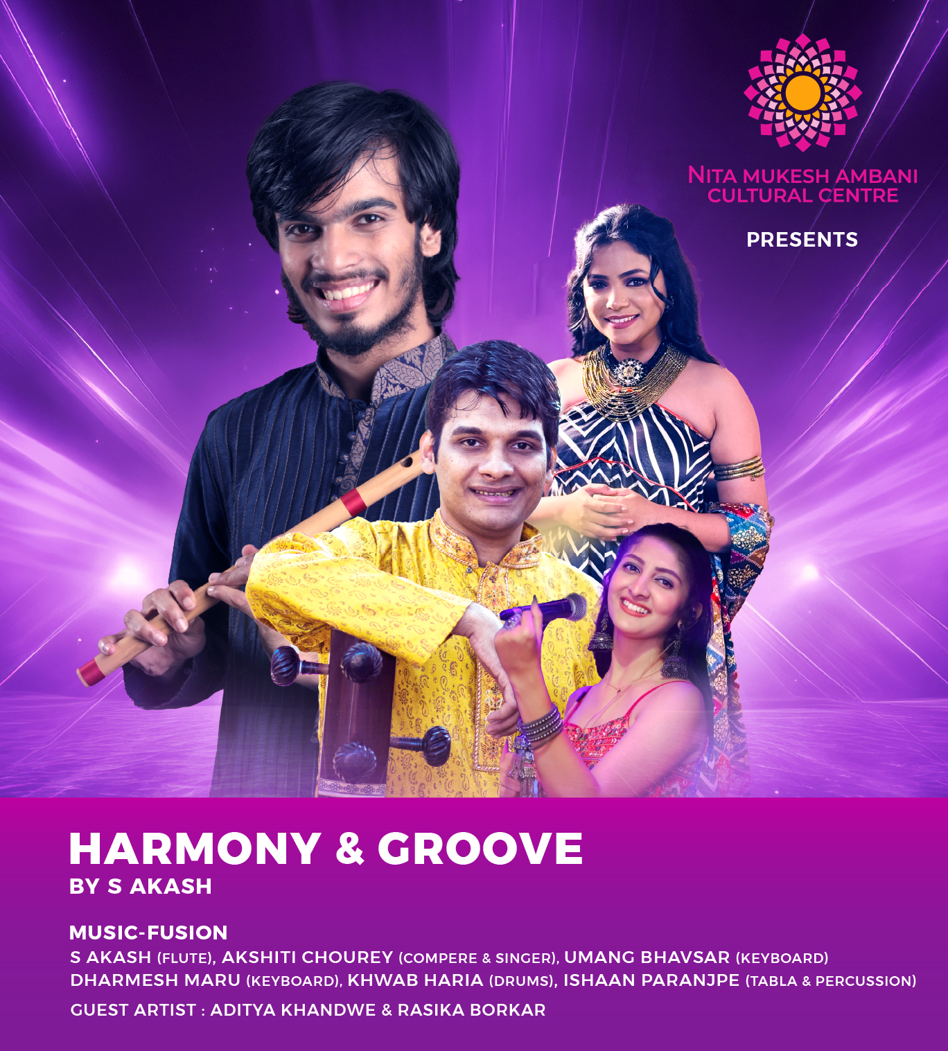 CUBE_27 MAR_Harmony and Groove by S Akash_Desktop Banner_1920x879 px