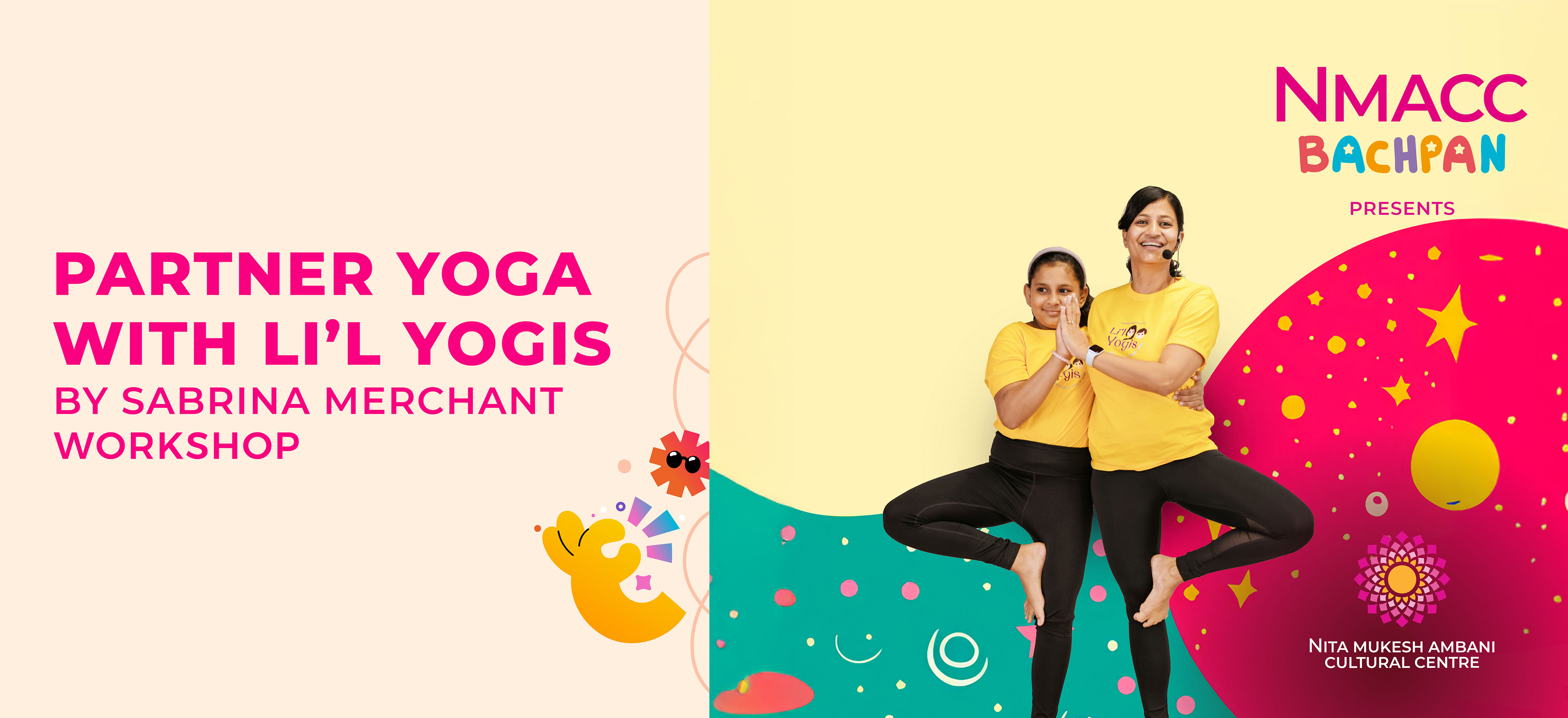 STUDIO_20th July_Workshop_Parent & Child Yoga for Kids by Li'l Yogis_Desktop Banner_1920x879 px