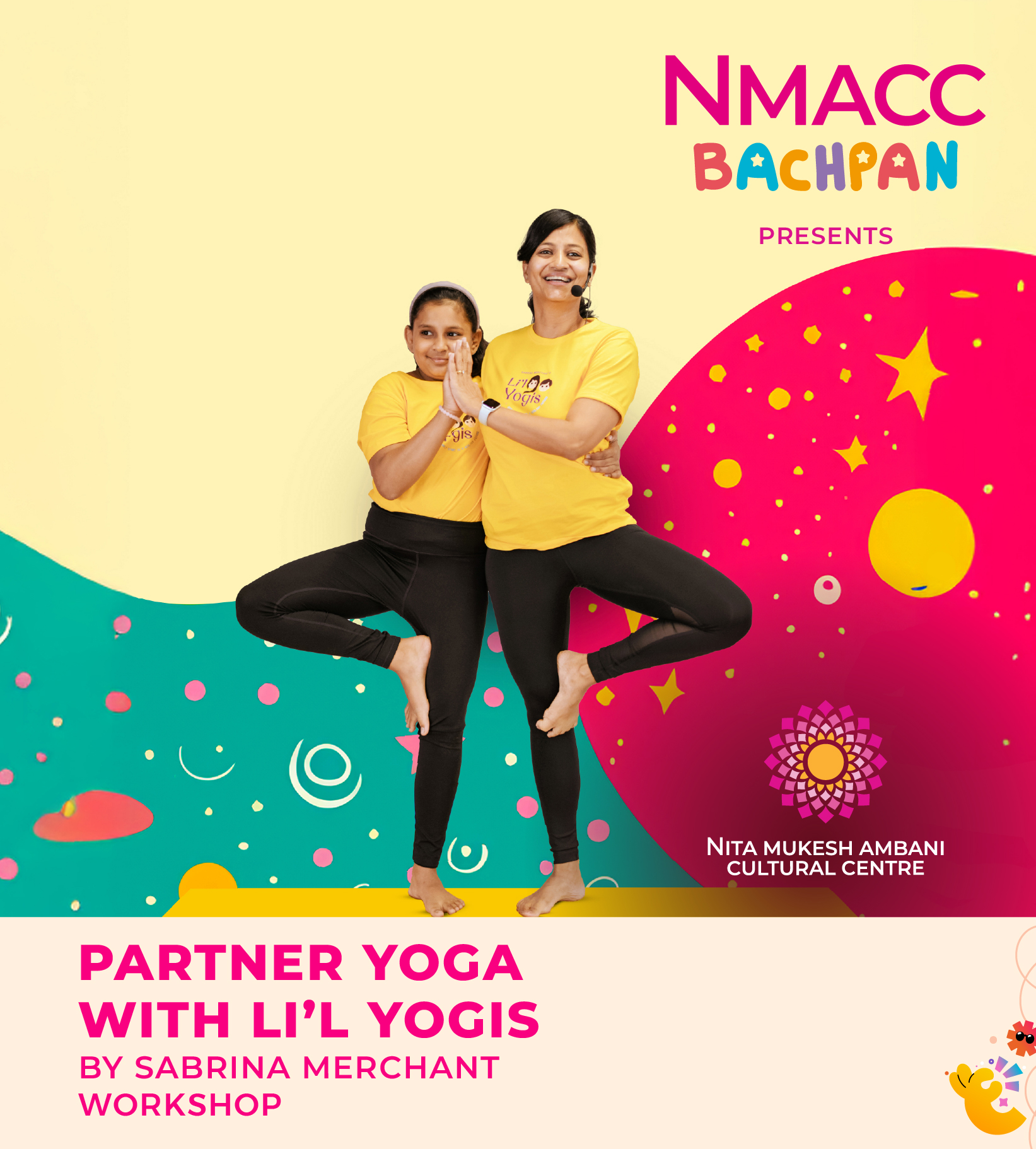 STUDIO_20th July_Workshop_Parent & Child Yoga for Kids by Li'l Yogis_Desktop Banner_1920x879 px
