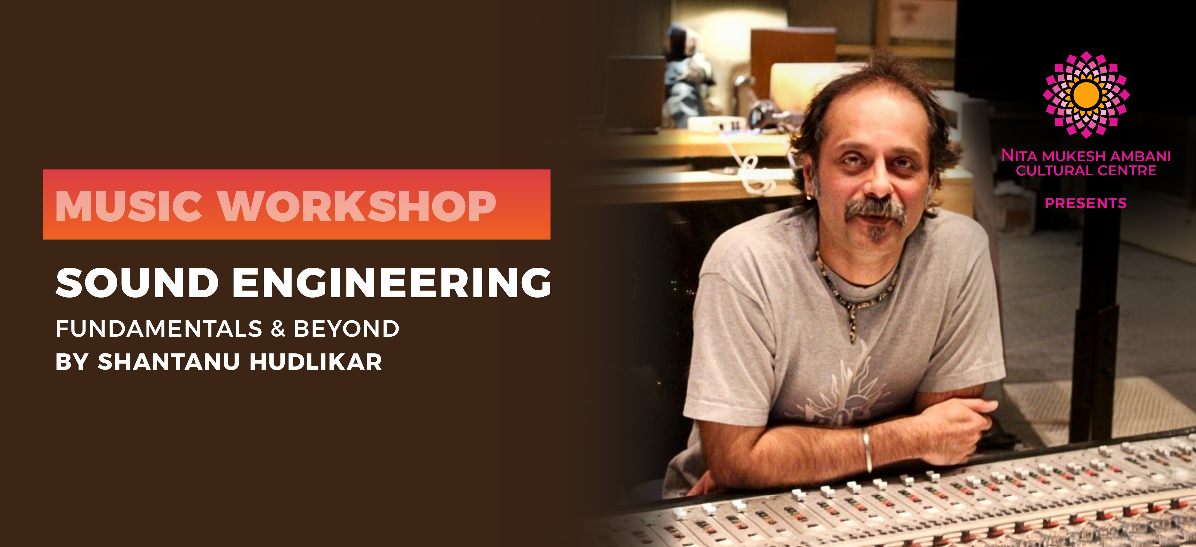 26th March_STUDIO_WORKSHOP_ShantanuHudlikar_AudioEngineering_Desktop Banner_1920x879 px